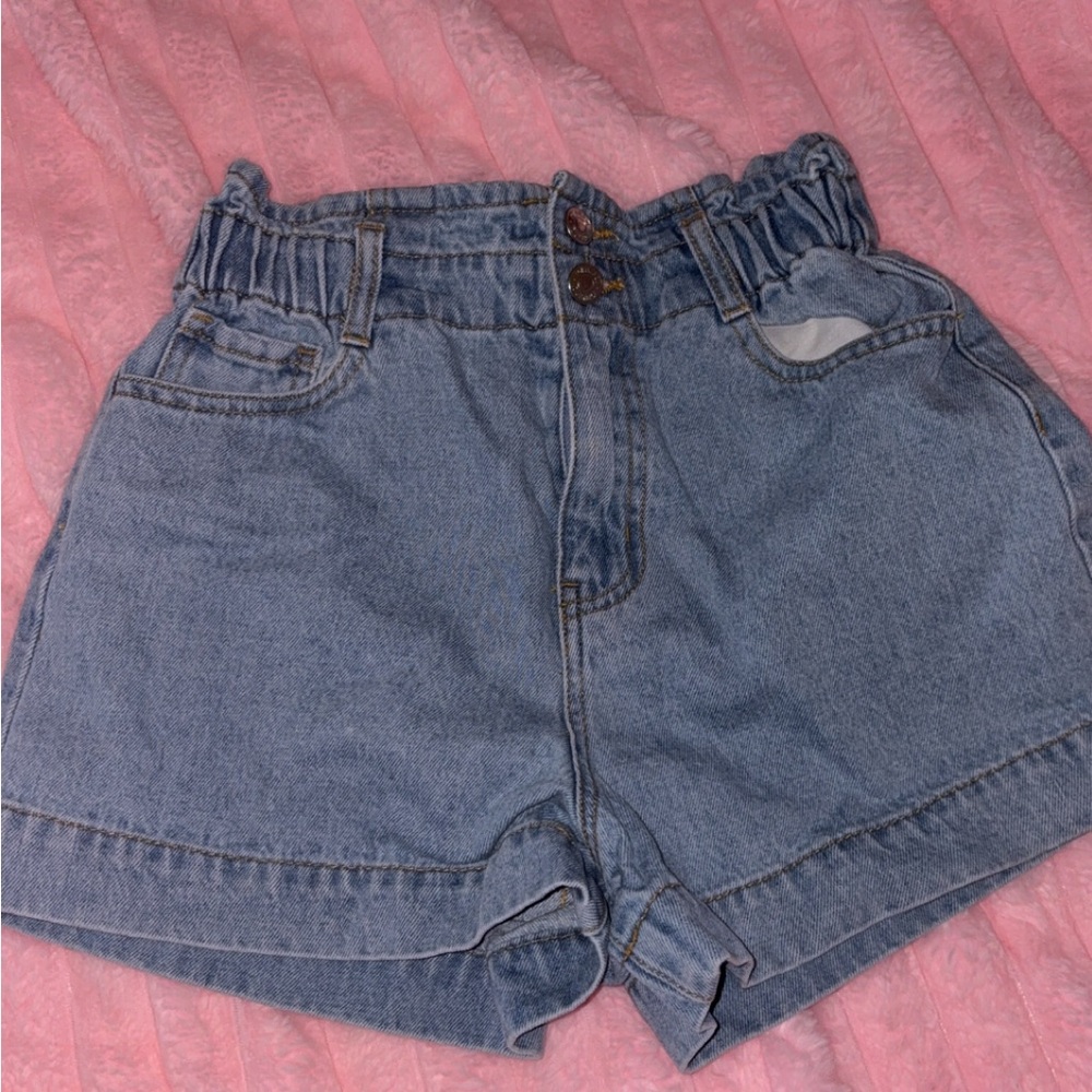 Forever 21 Light Blue Jean Shorts